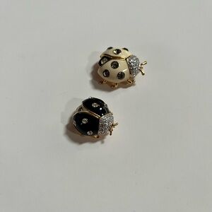 Joan Rivers Ladybug Brooches